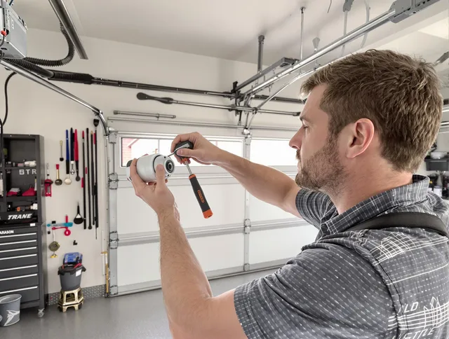 Garage door opener repair service by Norwich Garage Door Repair in Norwich