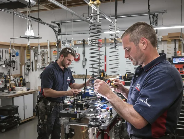 Garage door spring repair service by Norwich Garage Door Repair in Norwich